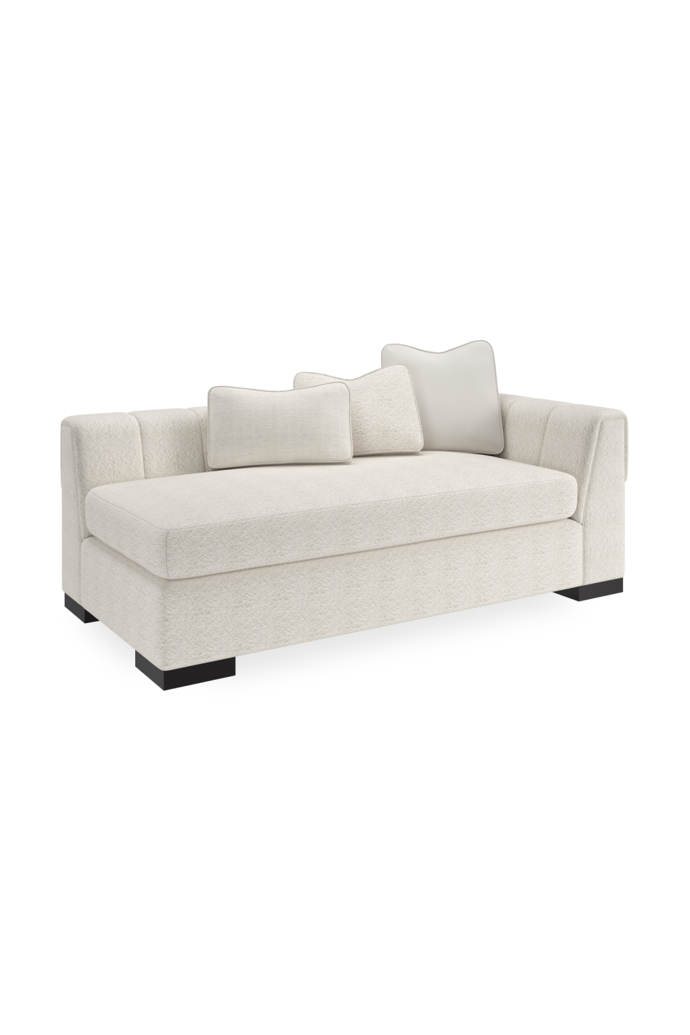 White Modern Sectional Sofa | Caracole Edge | Caracole.eu.com