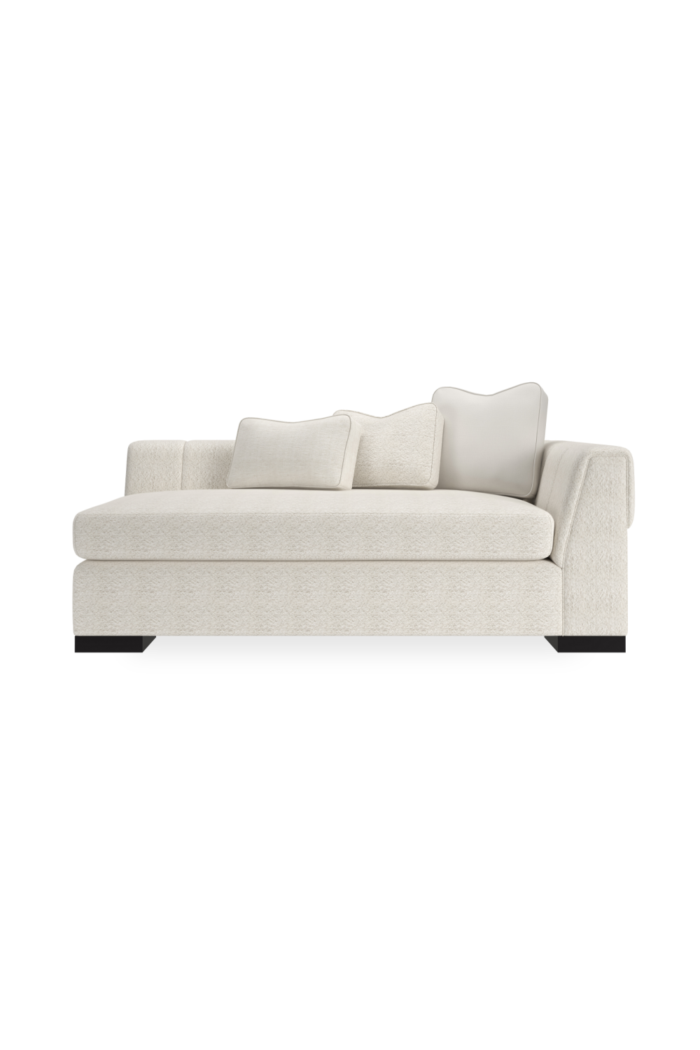 White Modern Sectional Sofa | Caracole Edge | Caracole.eu.com