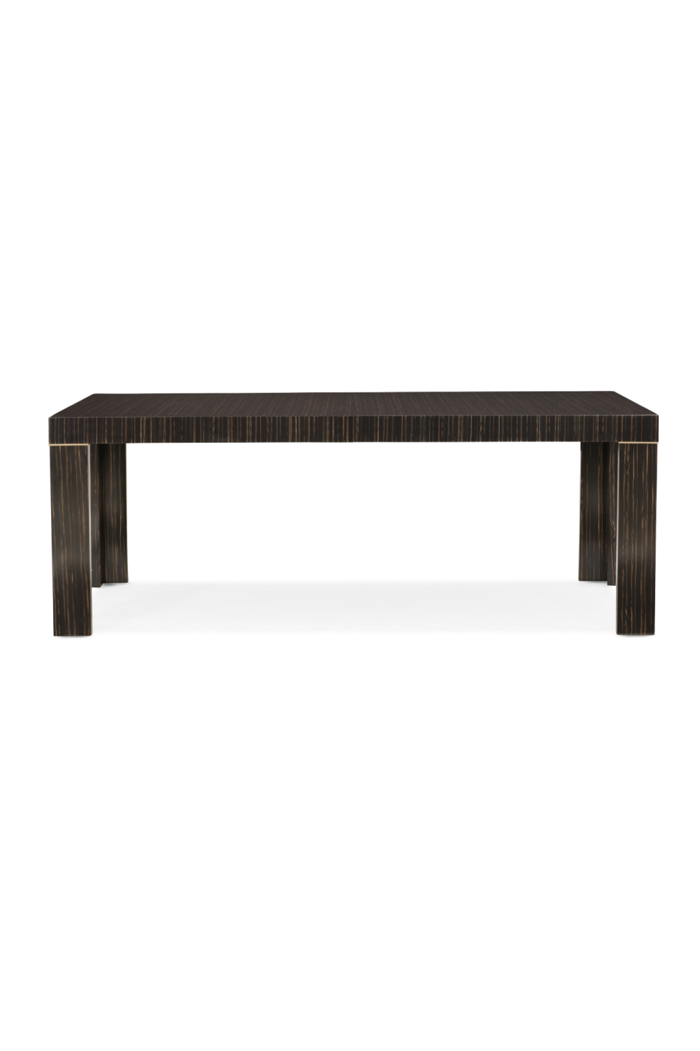 Striated Wood Extendable Dining Table | Caracole Edge | Caracole.eu.com