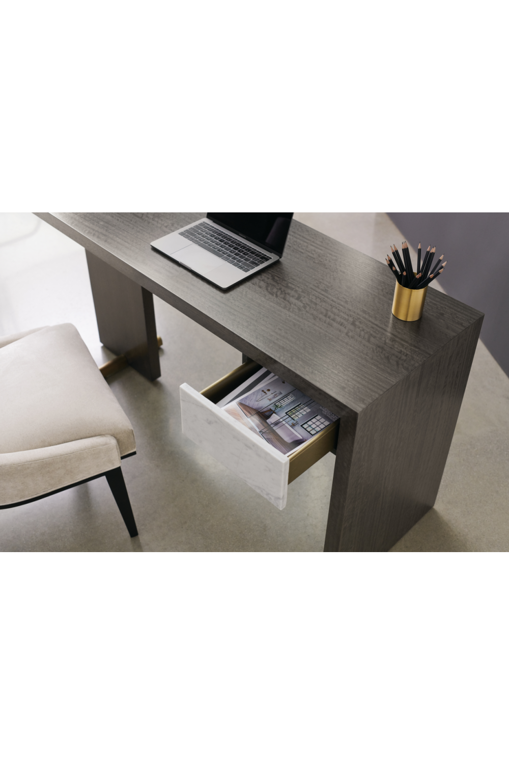 Modern Upholstered Dining Chair | Caracole Vector | Caracole.eu.com