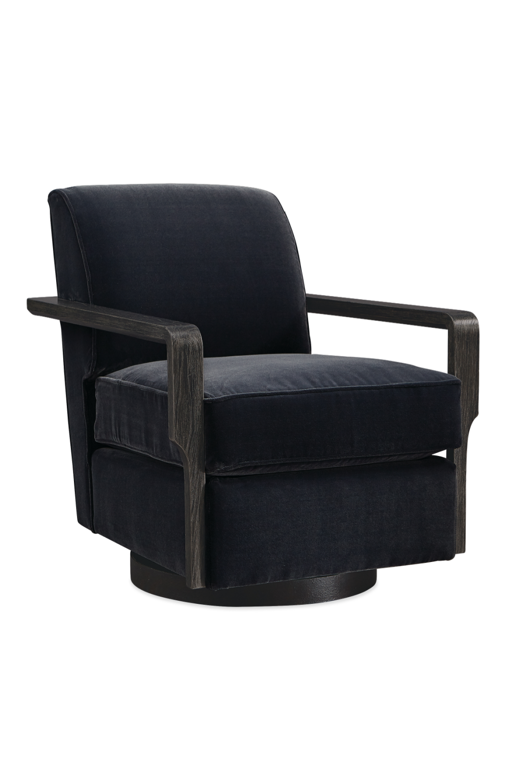 Black Art Deco Swivel Chair | Caracole Rewind | Caracole.eu.com