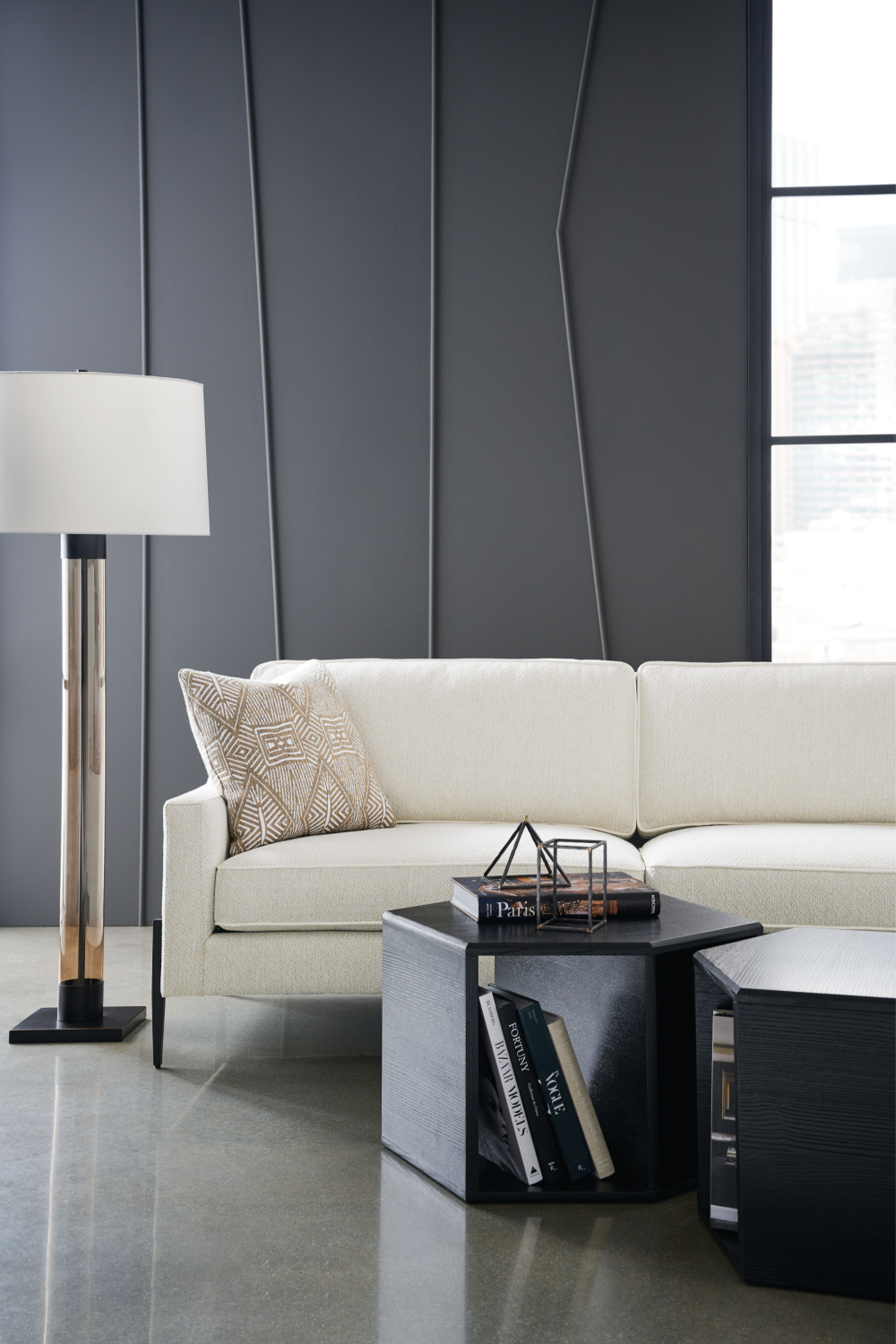 Modern Cream Sofa | Caracole Remix | Caracole.eu.com