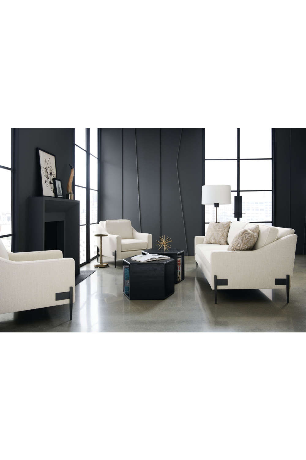 Modern Lounge Armchair | Caracole Remix | Caracole.eu.com