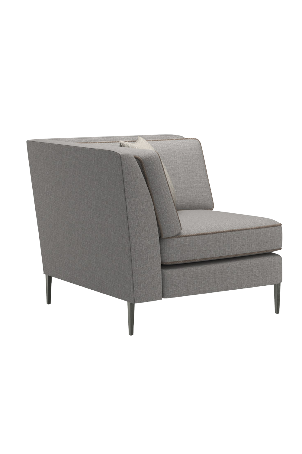 Gray Wool Blend Modular Chair | Caracole Remix | Caracole.eu.com