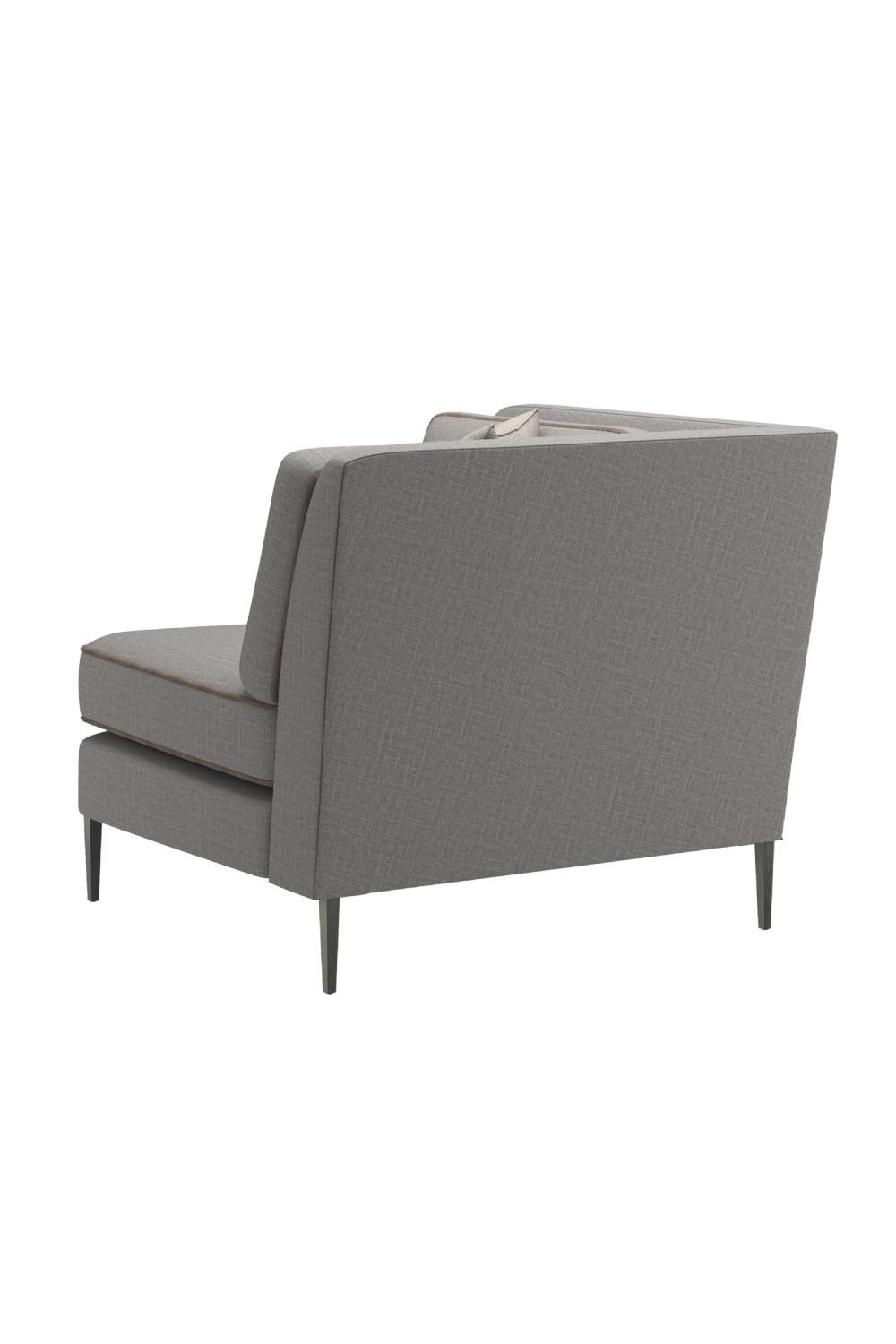 Gray Wool Blend Modular Chair | Caracole Remix | Caracole.eu.com