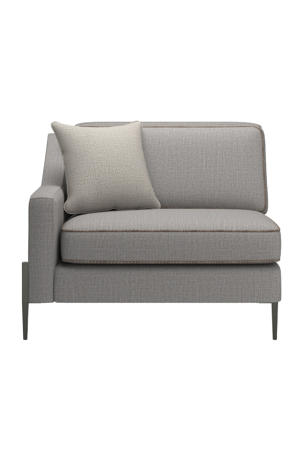 Gray Wool Blend Modular Chair | Caracole Remix | Caracole.eu.com