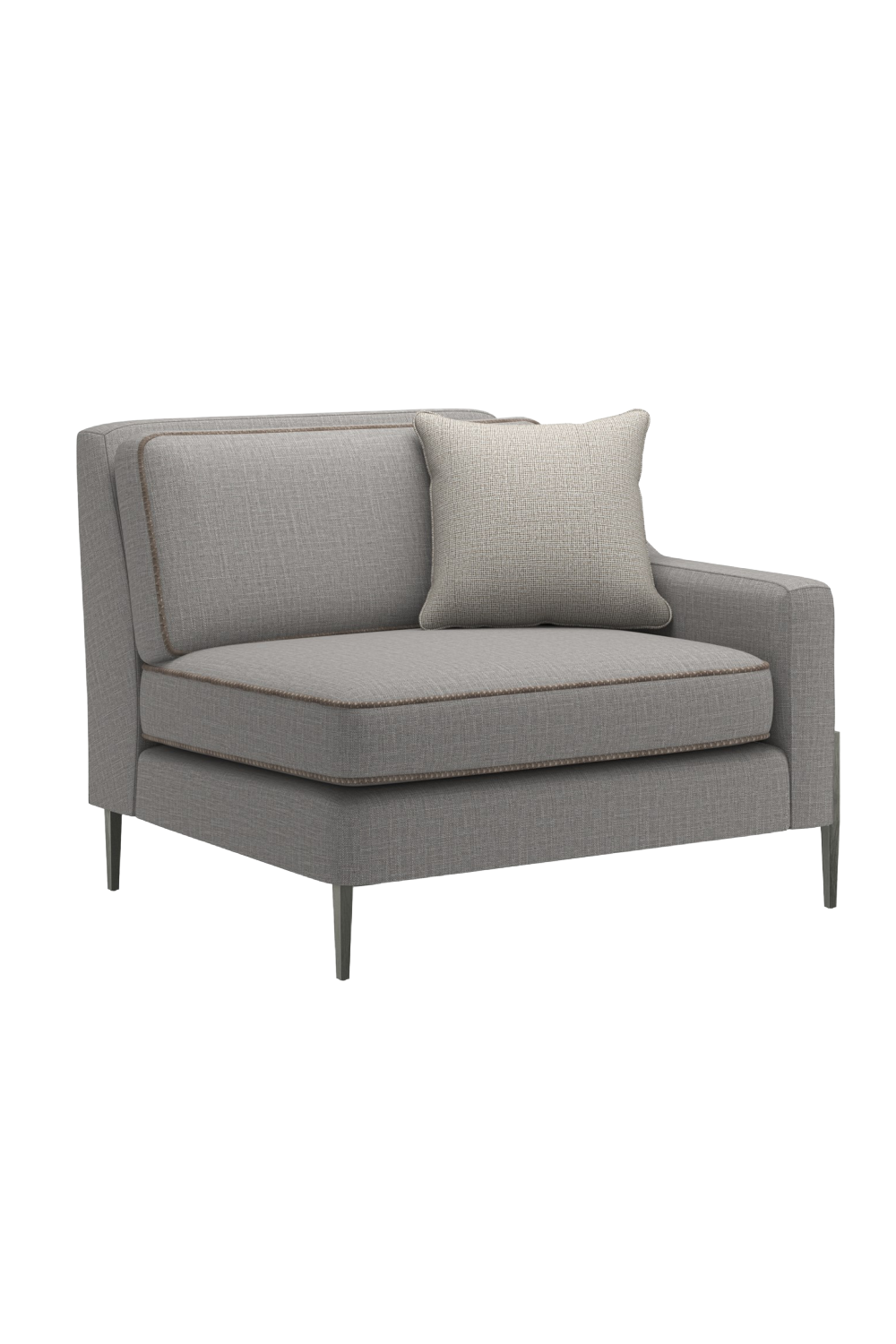 Gray Wool Blend Modular Chair | Caracole Remix | Caracole.eu.com