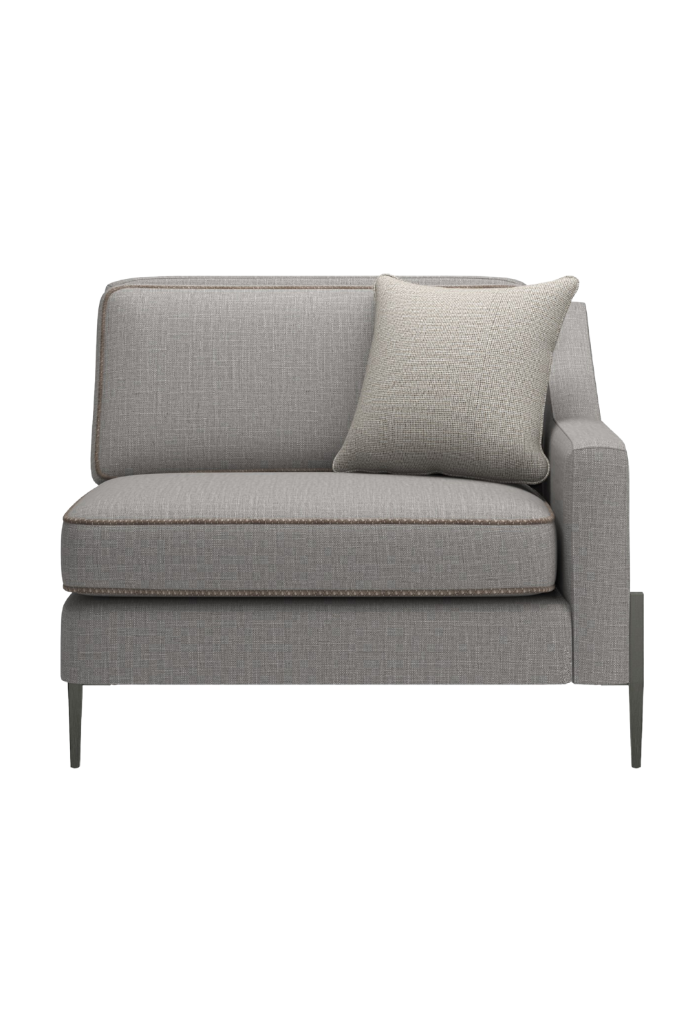 Gray Wool Blend Modular Chair | Caracole Remix | Caracole.eu.com