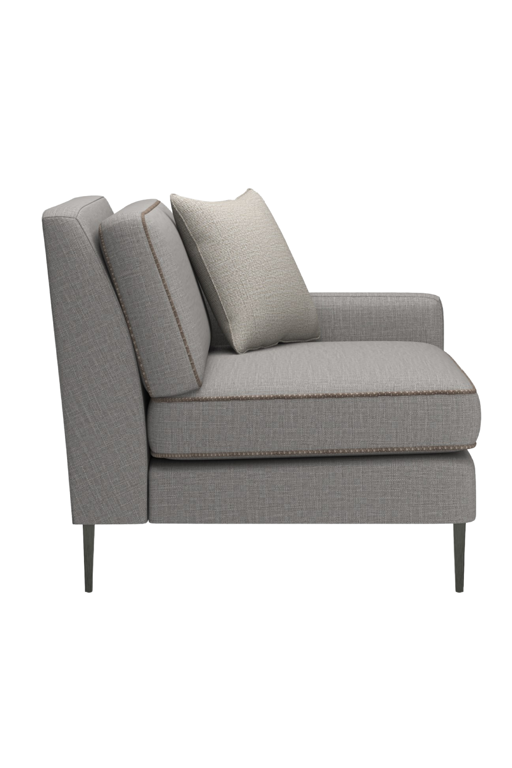 Gray Wool Blend Modular Chair | Caracole Remix | Caracole.eu.com