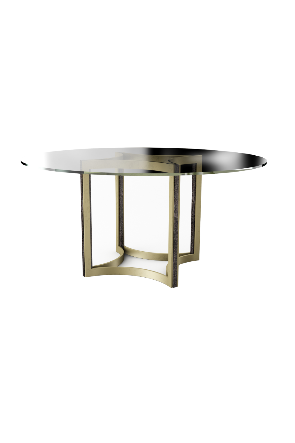 Round Glass Dining Table | Caracole Remix Remix | Caracole.eu.com