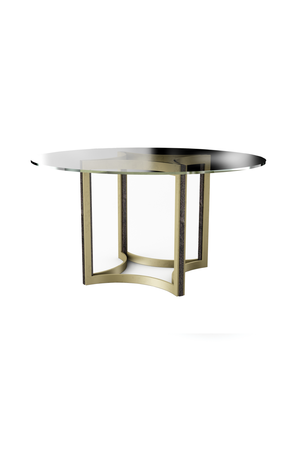 Round Glass Dining Table | Caracole Remix Remix | Caracole.eu.com