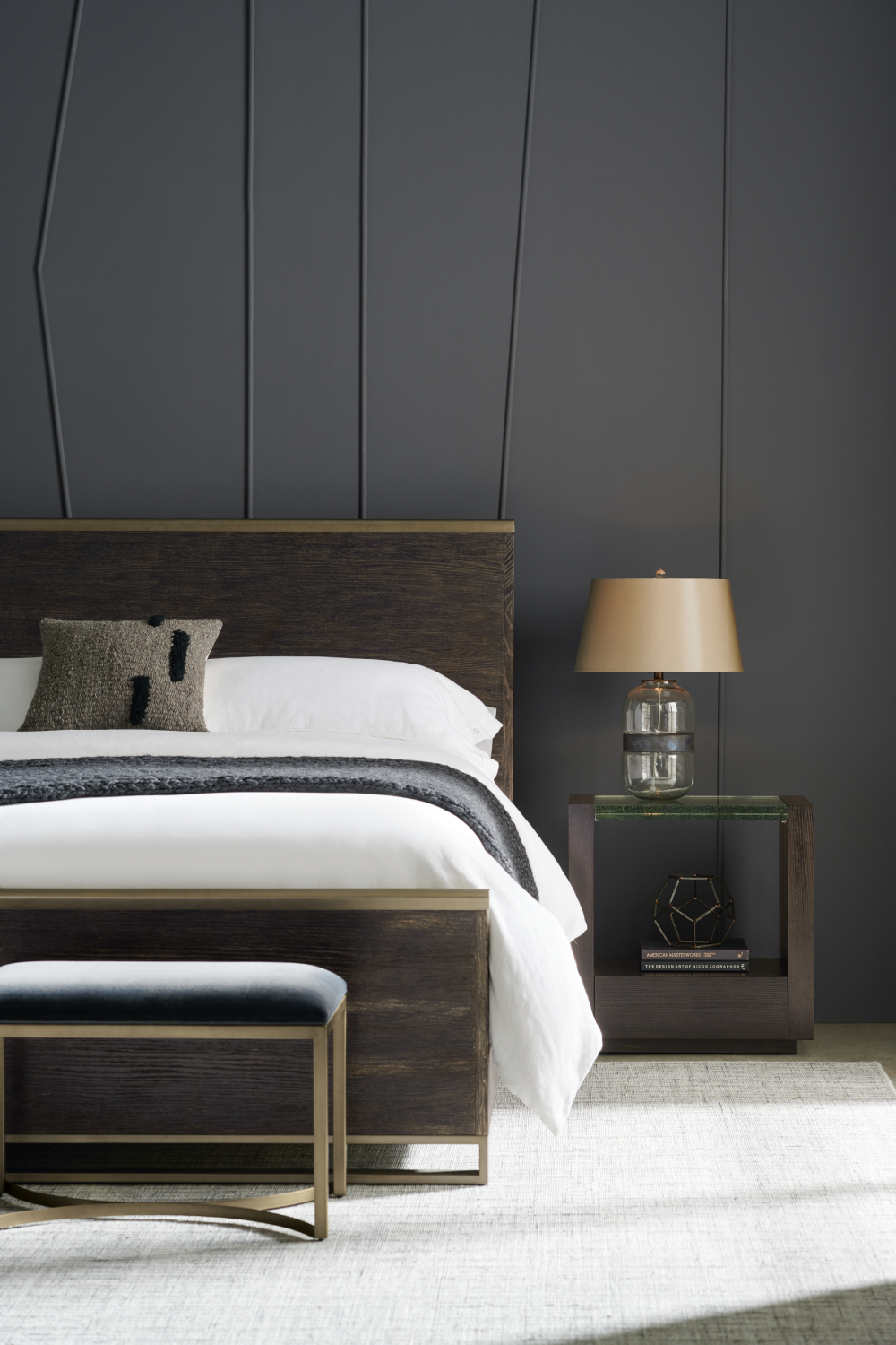 Cerused Oak Bed | Caracole Remix Wood | Caracole.eu.com