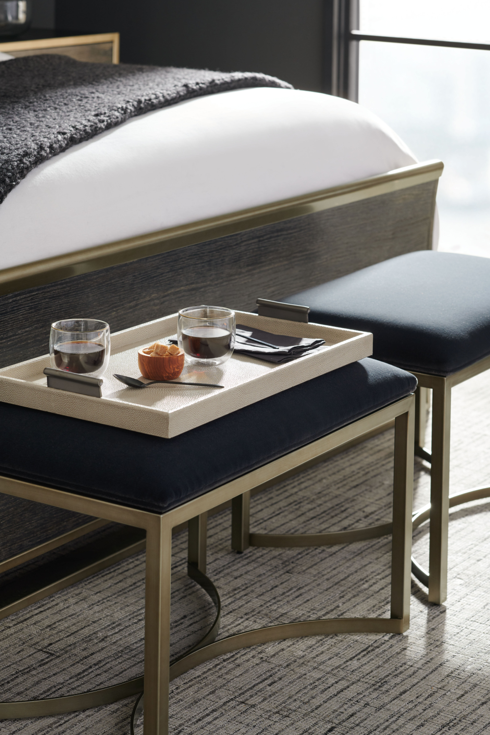 Cerused Oak Bed | Caracole Remix Wood | Caracole.eu.com