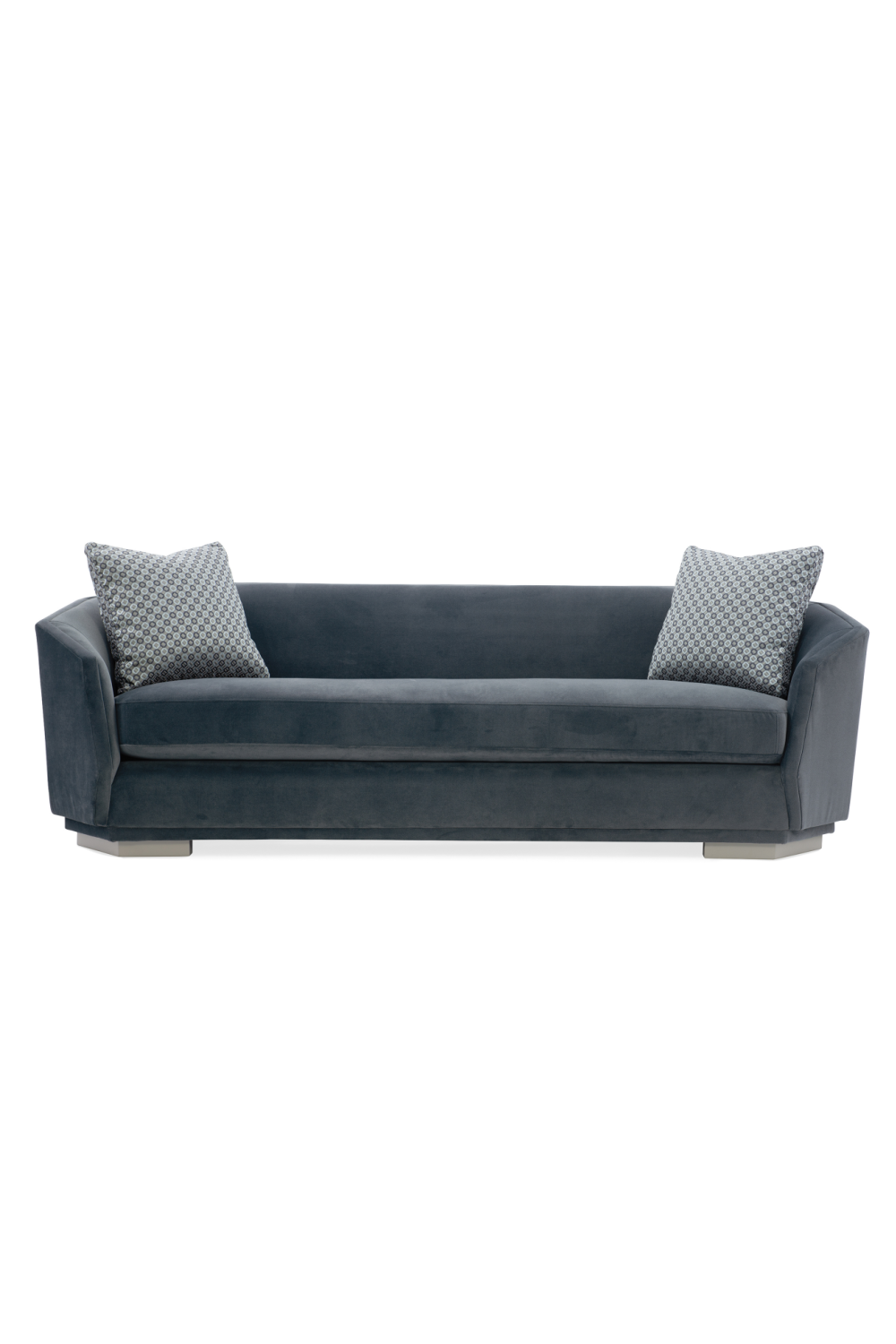 Dark Blue Modern Sofa | Caracole Expressions | Caracole.eu.com