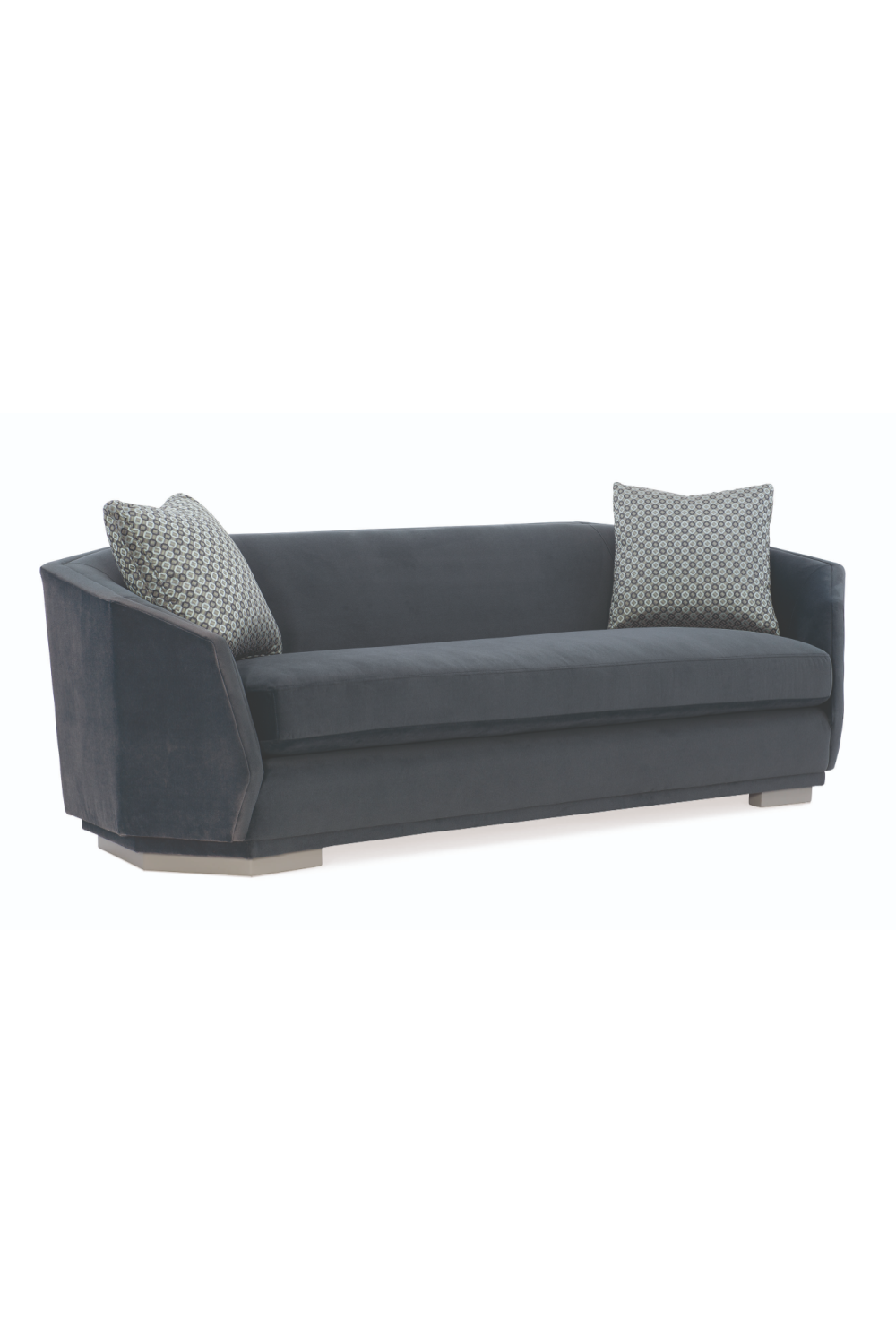Dark Blue Modern Sofa | Caracole Expressions | Caracole.eu.com