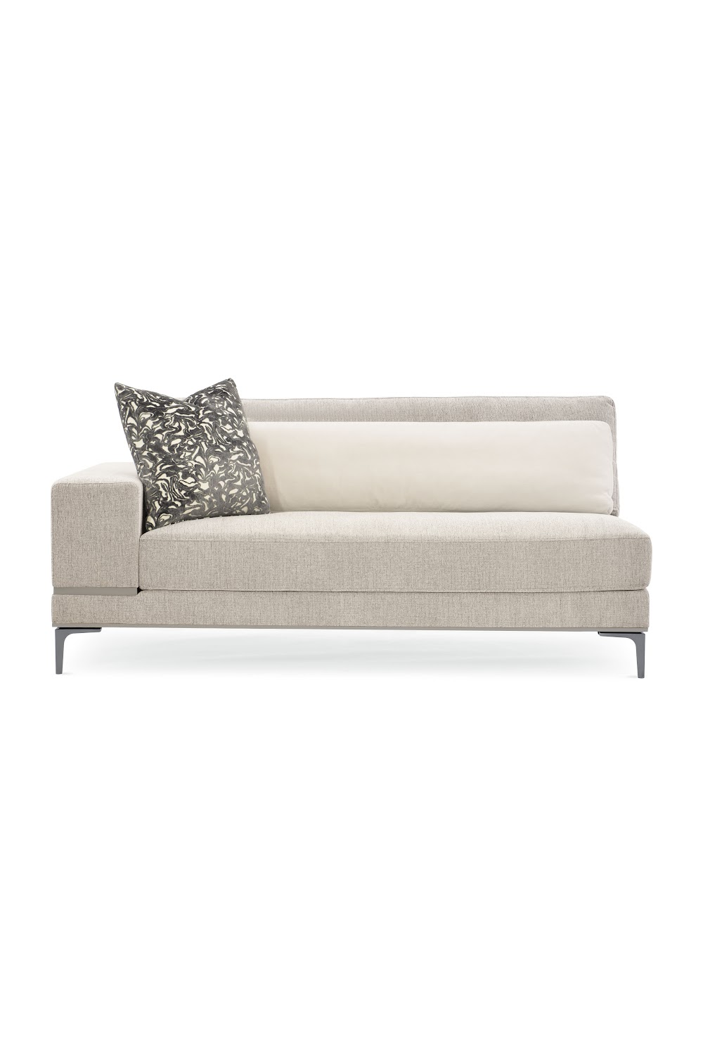 Beige Modern Loveseat | Caracole Repetition | Caracole.eu.com