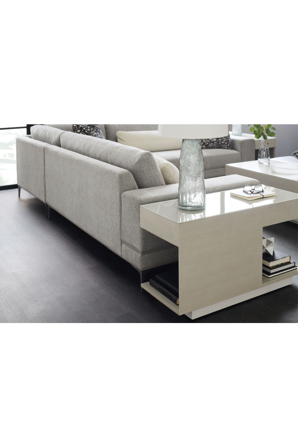 Beige Modern Loveseat | Caracole Repetition | Caracole.eu.com