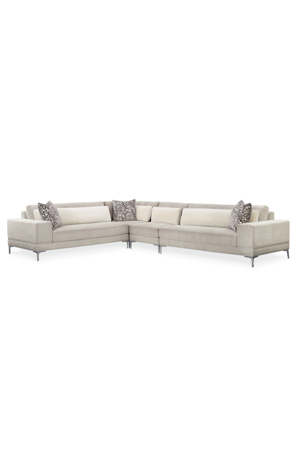 Beige Modern Loveseat | Caracole Repetition | Caracole.eu.com