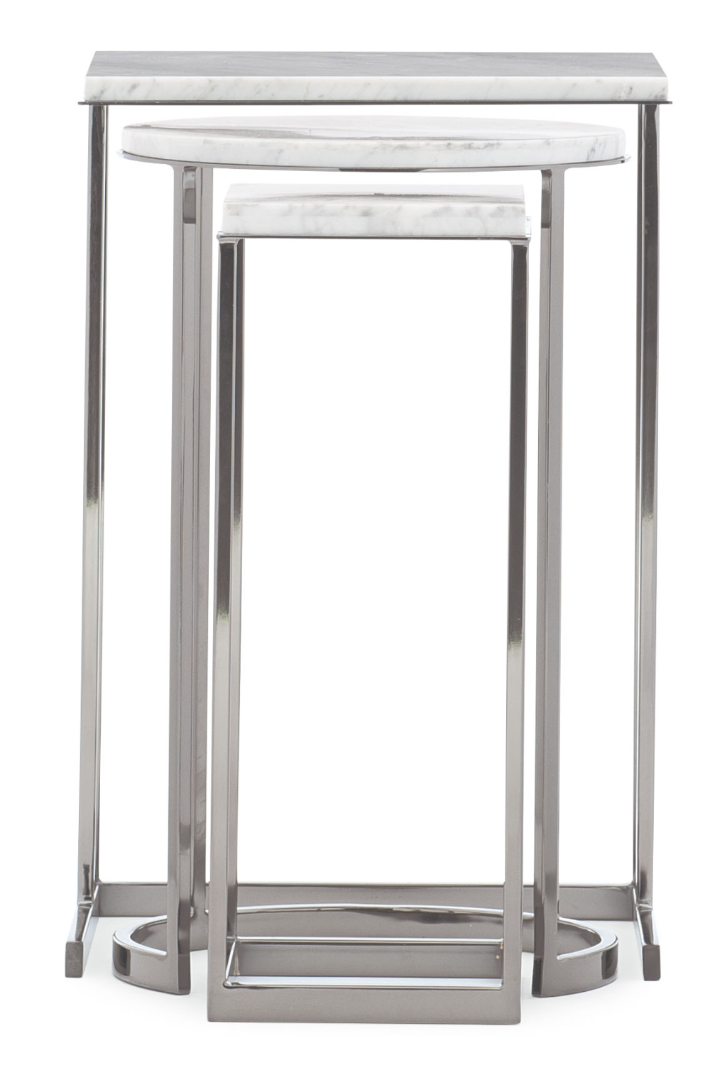 Plated Nickel Nesting End Table (3) | Caracole Exposition | Caracole.eu.com
