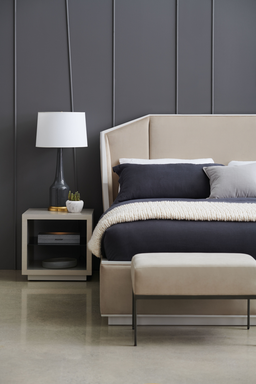 Beige Bed Bench | Caracole Expressions | Caracole.eu.com