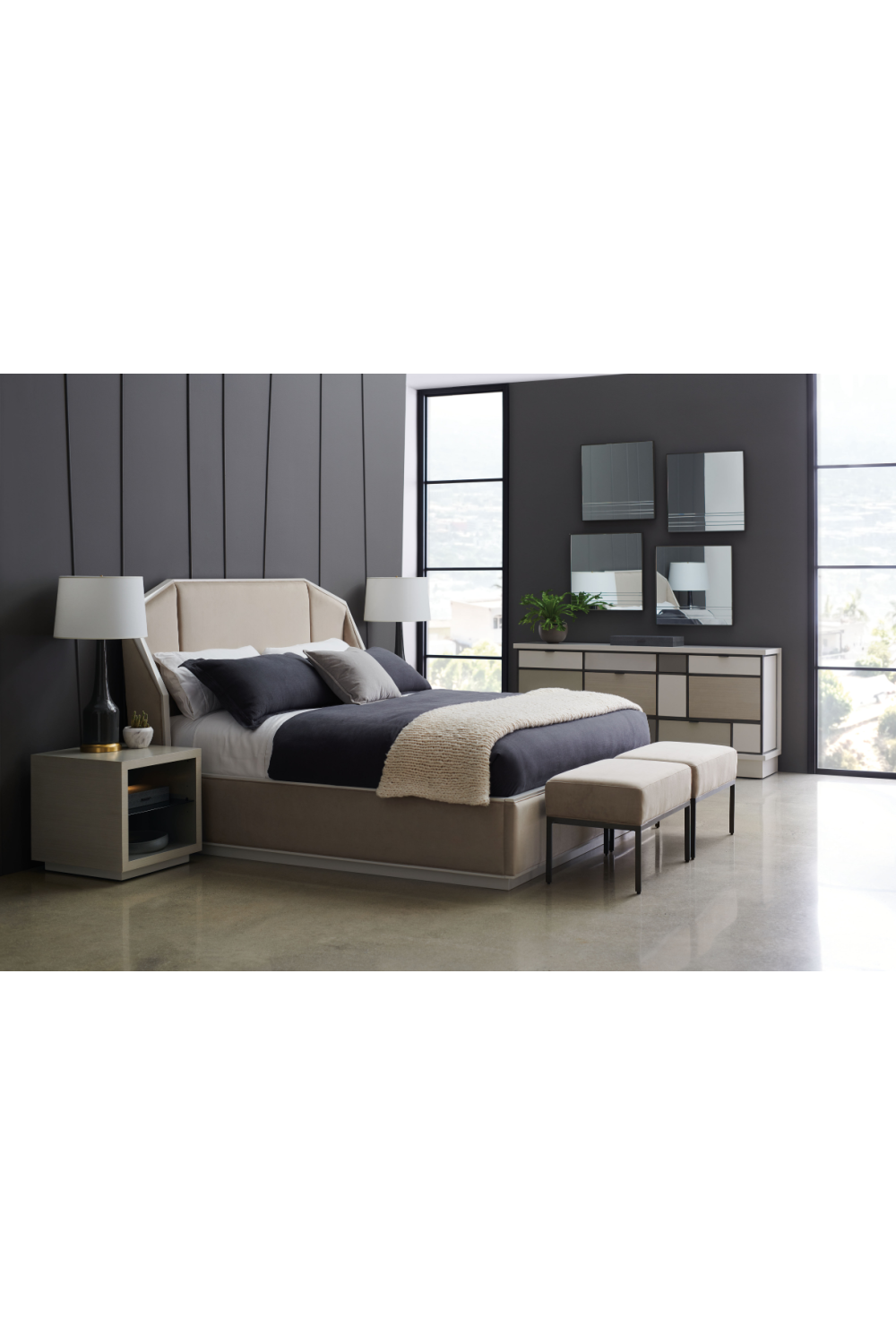 Beige Bed Bench | Caracole Expressions | Caracole.eu.com