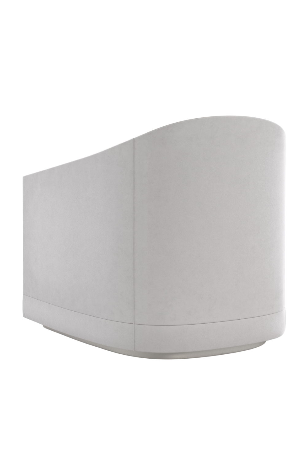 Curved Velvet Lounge Chair | Caracole Da Vita | Caracole.eu.com