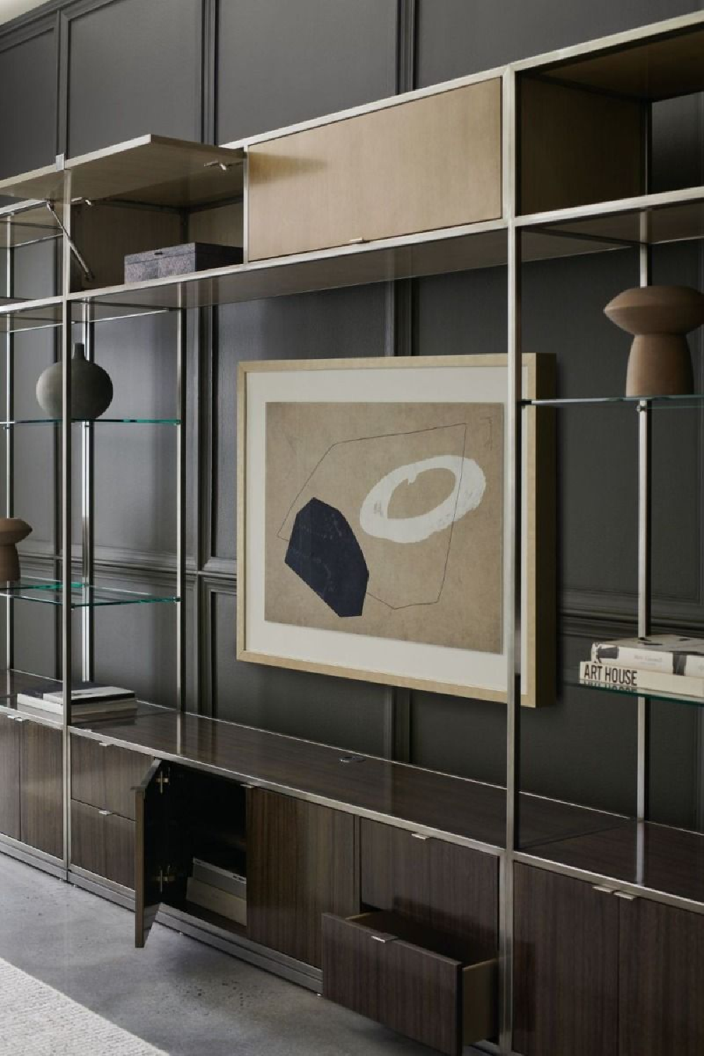 Smoked Wooden Media Unit | Caracole La Moda | Caracole.eu.com