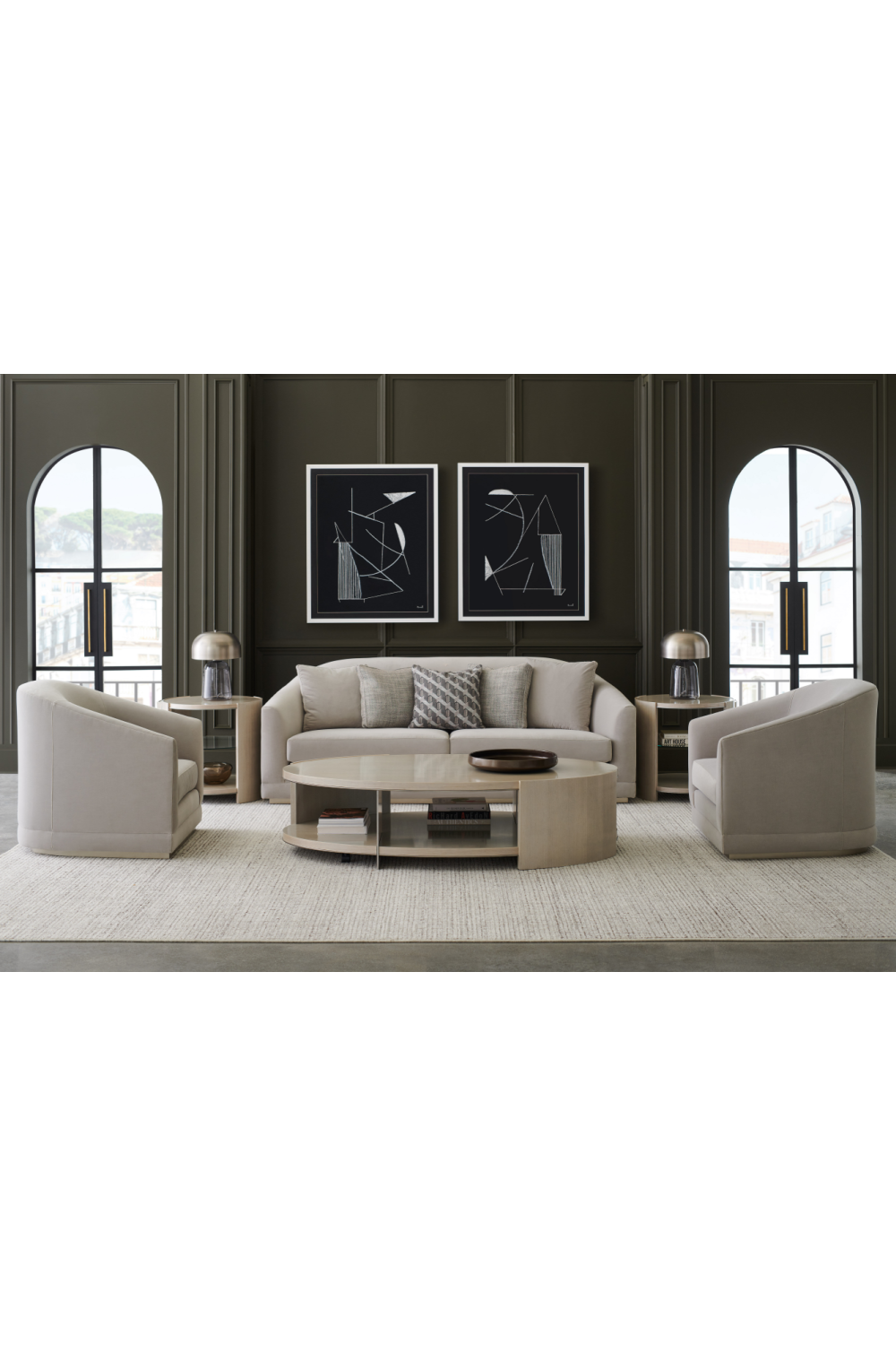 Round Shelved End Table | Caracole Da Vita | Caracole.eu.com