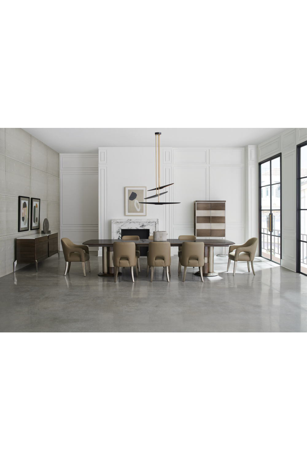 Metal Framed Modern Bar Cabinet | Caracole La Moda | Caracole.eu.com