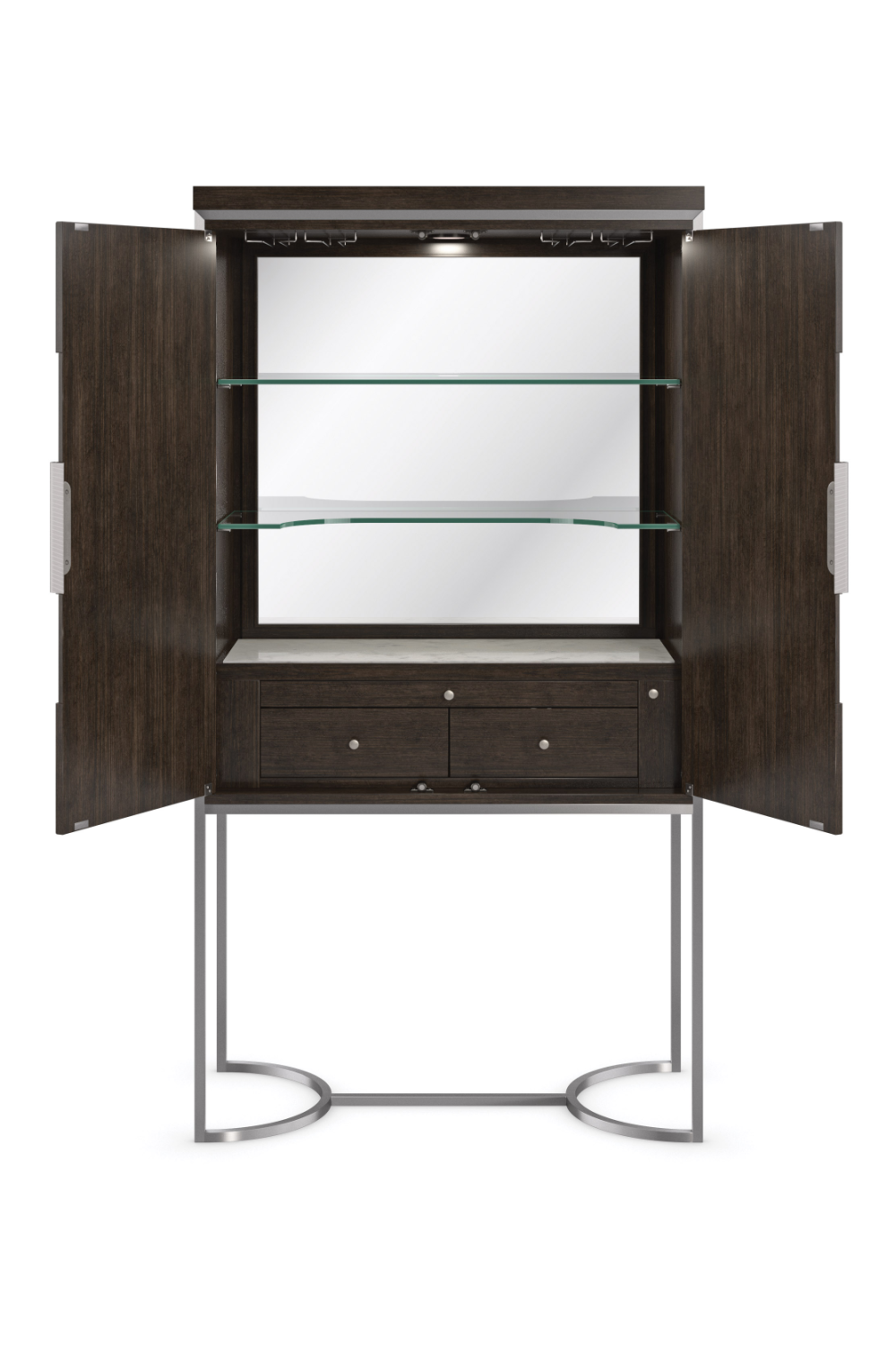 Metal Framed Modern Bar Cabinet | Caracole La Moda | Caracole.eu.com