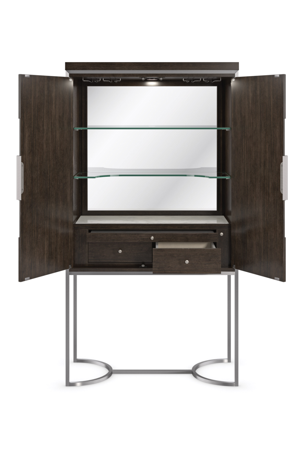 Metal Framed Modern Bar Cabinet | Caracole La Moda | Caracole.eu.com