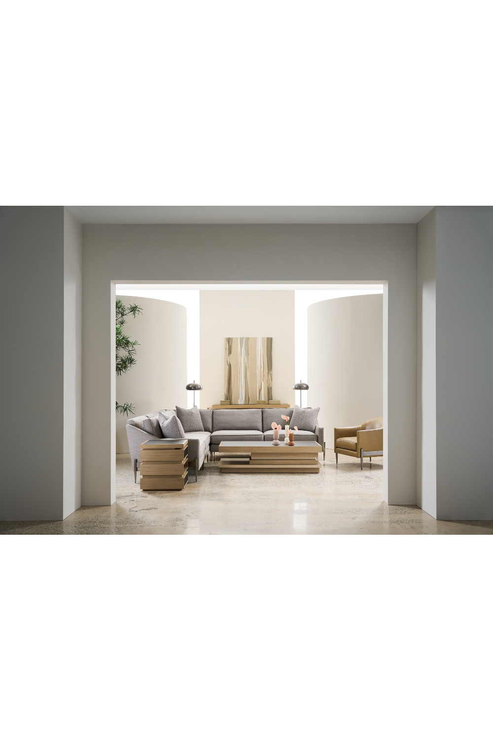 2-Drawer Tiered End Table | Caracole La Moda | Caracole.eu.com