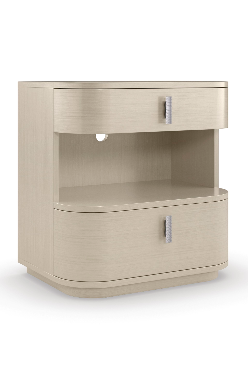 Cream Modern Open Nightstand | Caracole Da Vita | Oroa.com