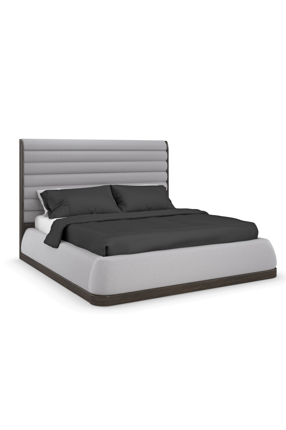 Gray Channeled Panel Bed | Caracole La Moda | Caracole.eu.com