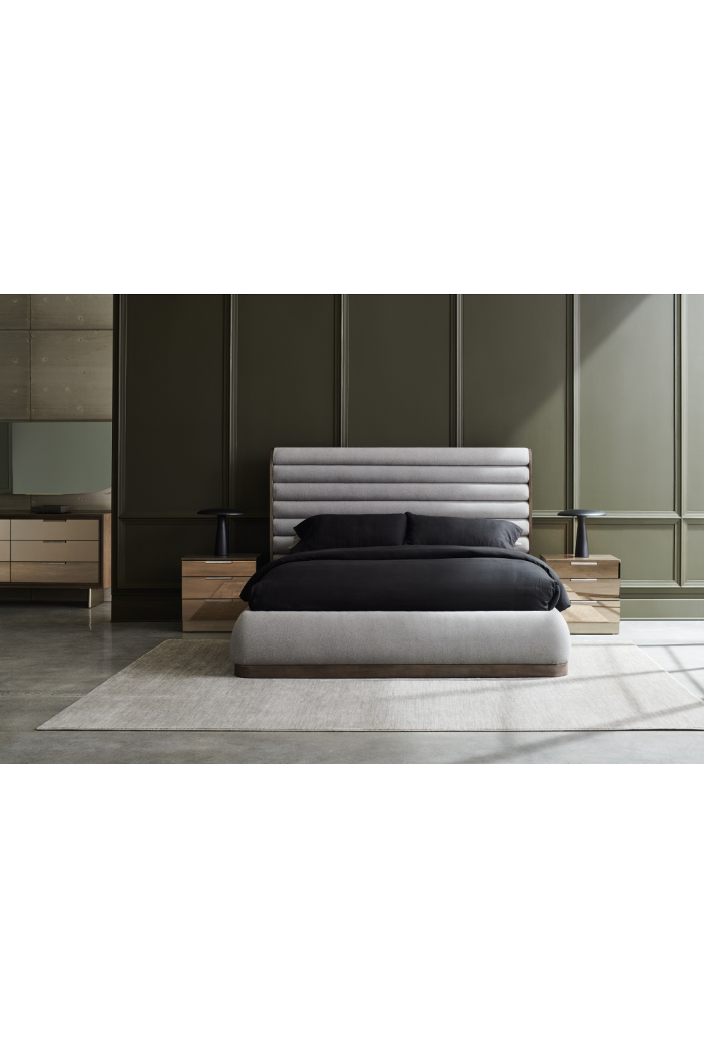 Channel-Tufted Bed Panels California King Bed | Caracole La Moda | Caracole.eu.com