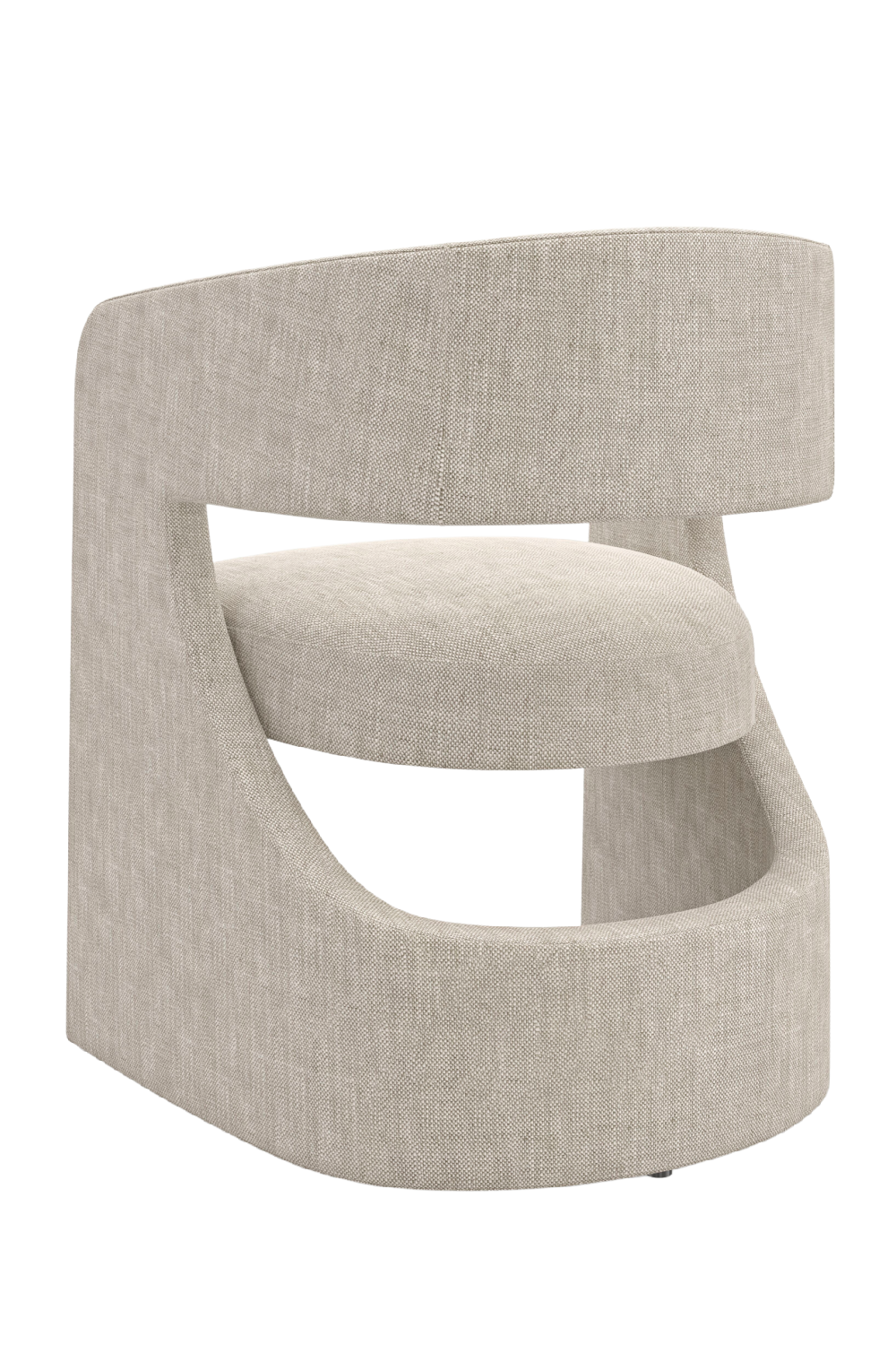 Modern Barrel-Back Chair | Caracole Soft Balance | Caracole.eu.com