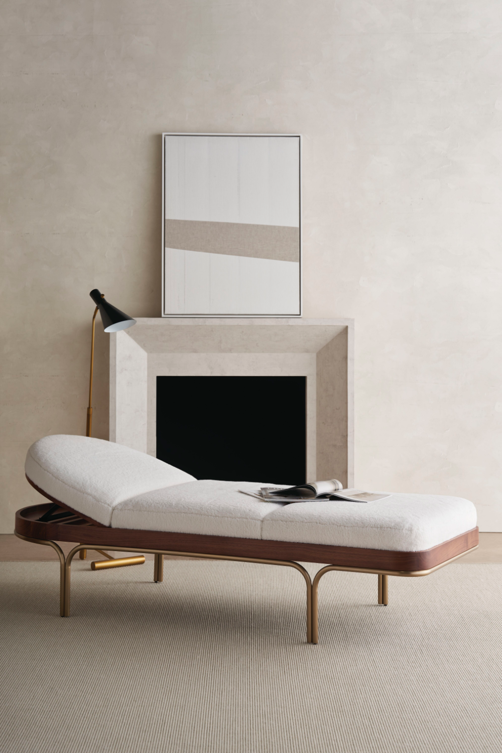 Modern Reclining Chaise Lounge | Caracole Rhythm | Caracole.eu.com