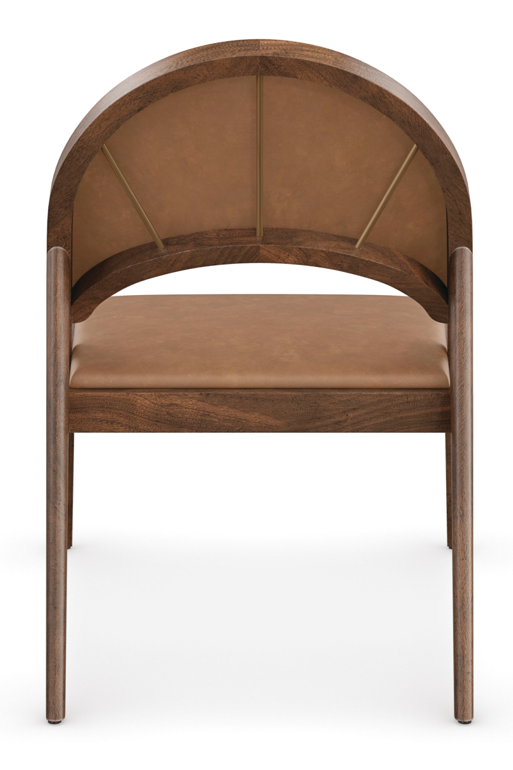 Brown Leather Lounge Chair | Caracole Rhythm | Caracole.eu.com