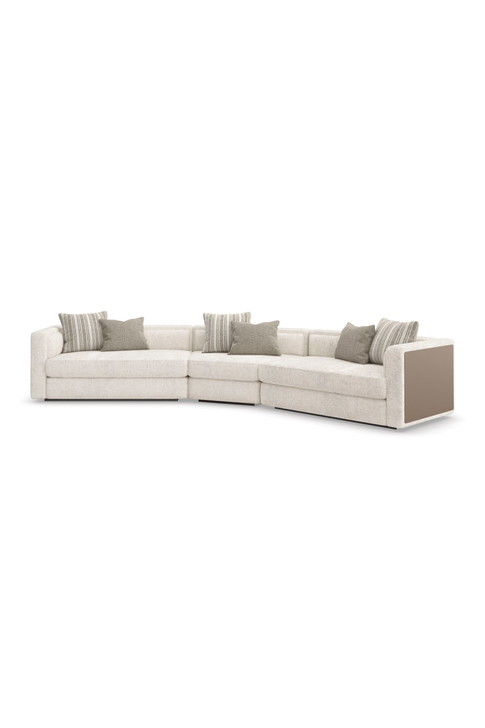Cream Minimalist Sectional Sofa | Caracole Unity | Caracole.eu.com