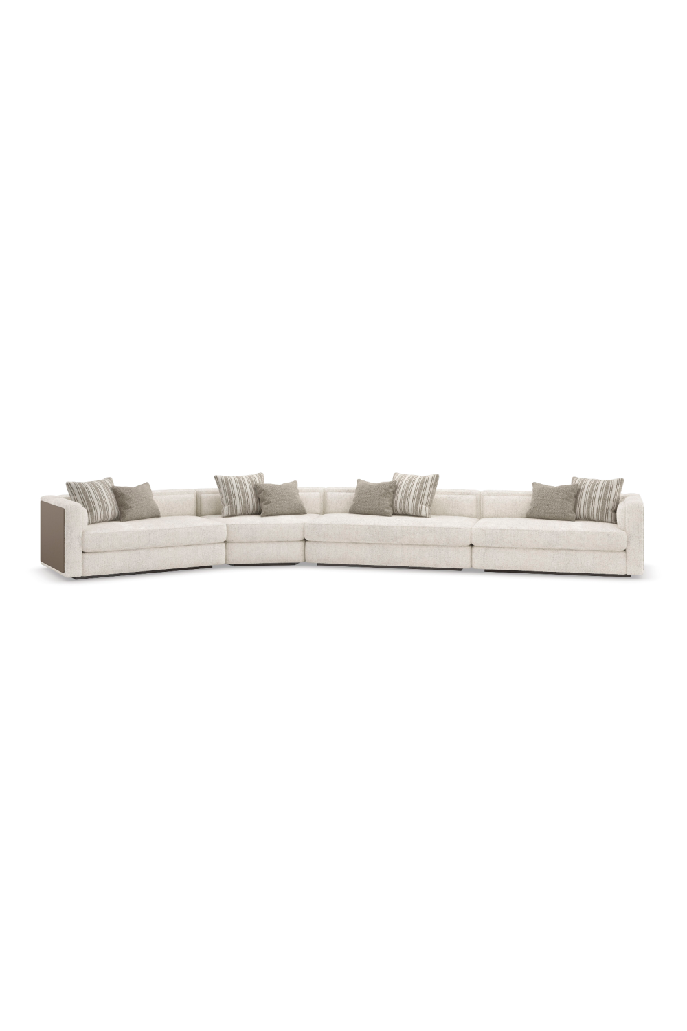 Cream Minimalist Sectional Sofa | Caracole Unity | Caracole.eu.com