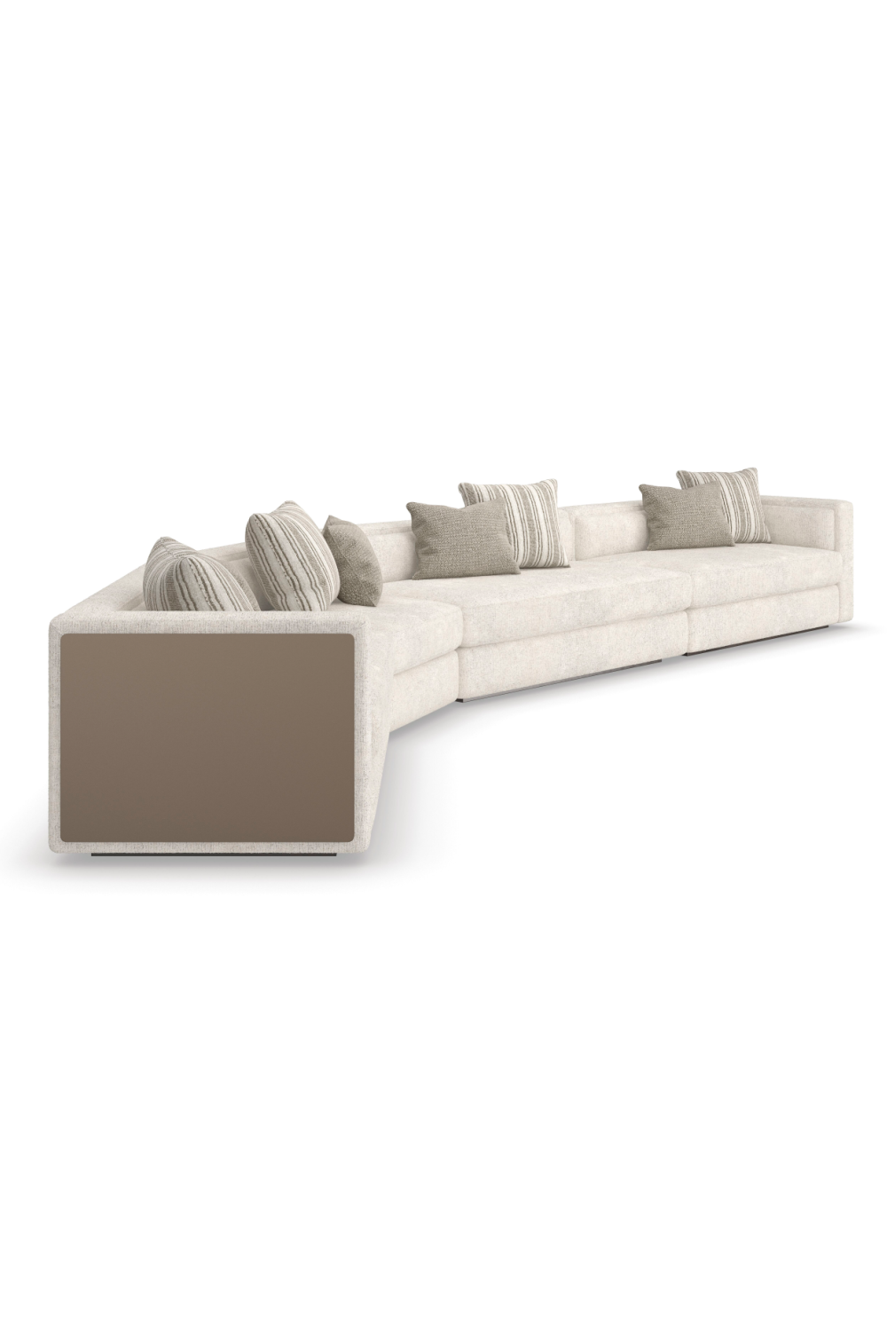 Cream Minimalist Sectional Sofa | Caracole Unity | Caracole.eu.com
