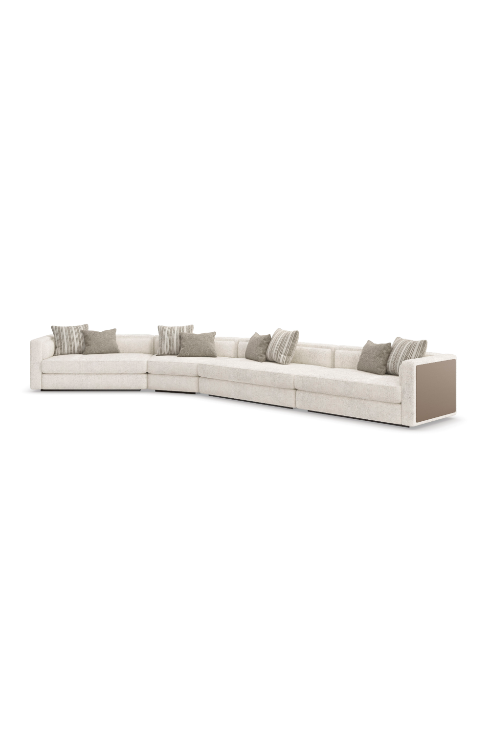 Cream Minimalist Sectional Sofa | Caracole Unity | Caracole.eu.com