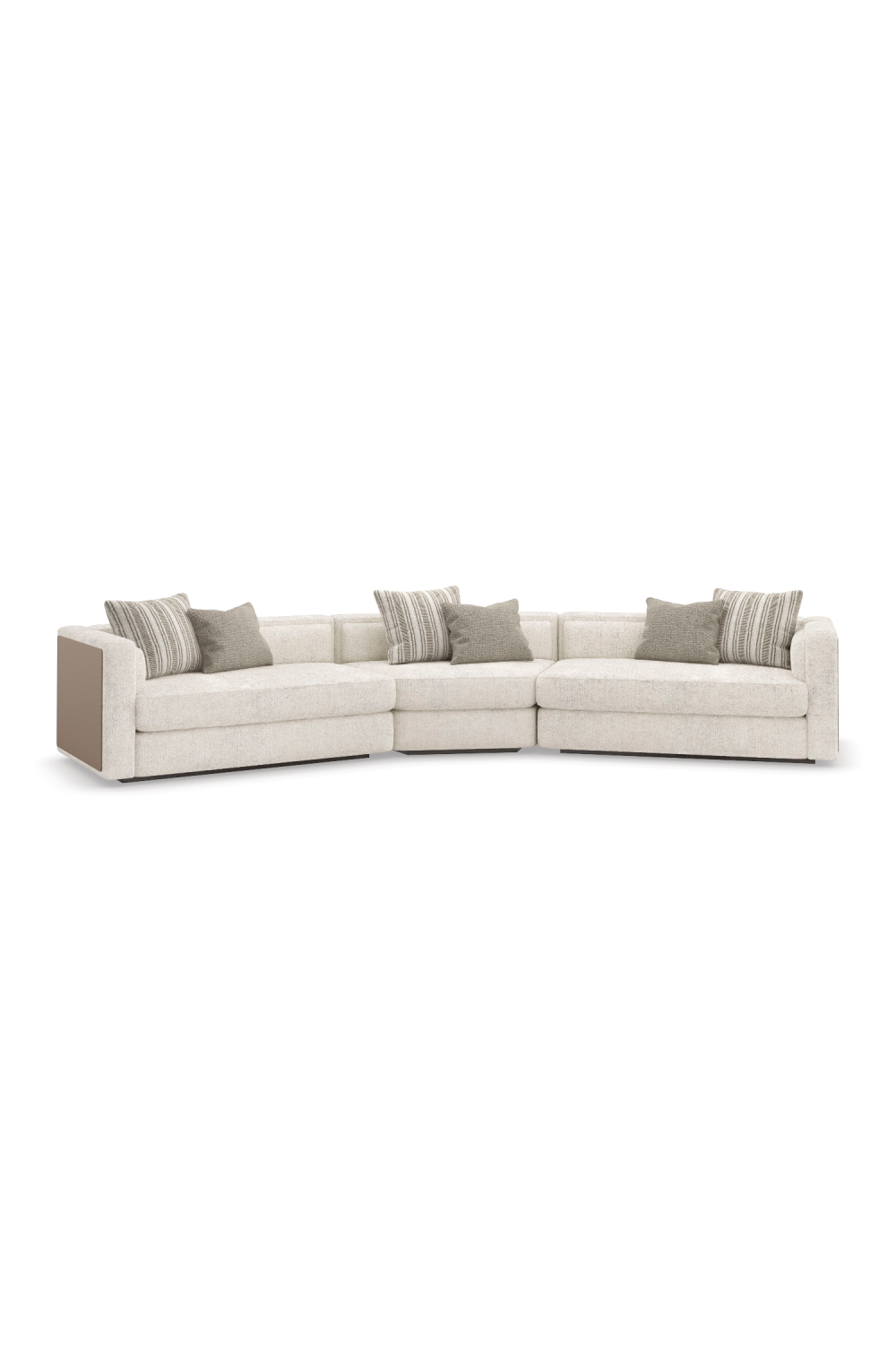 Cream Minimalist Sectional Sofa | Caracole Unity | Caracole.eu.com