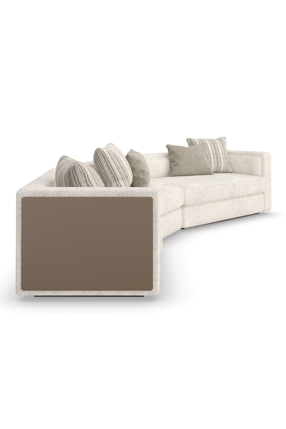 Cream Minimalist Sectional Sofa | Caracole Unity | Caracole.eu.com