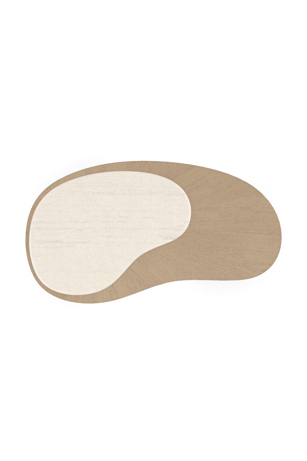 Cream Travertine Coffee Table | Caracole Contrast | Caracole.eu.com