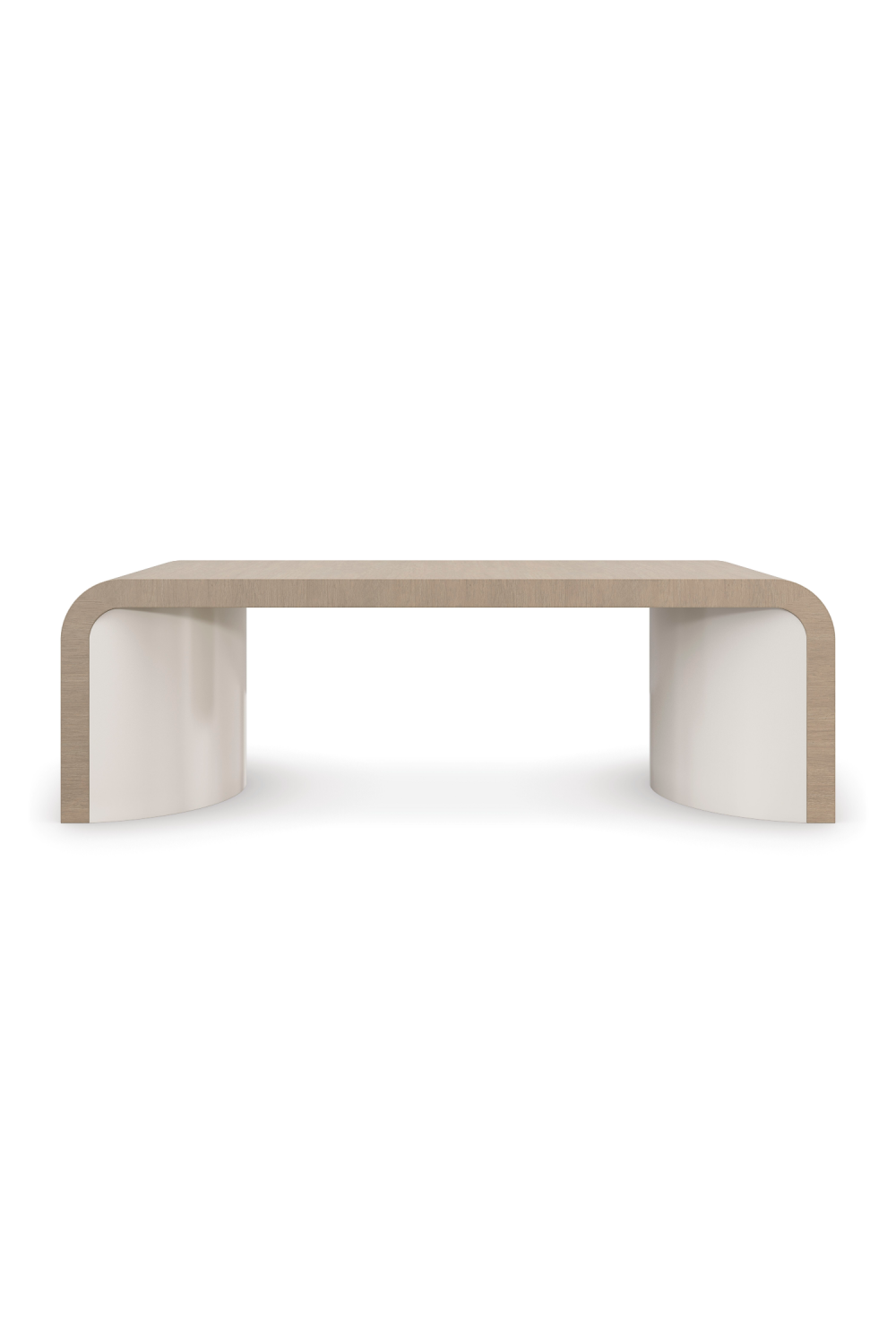 Curved Oak Coffee Table | Caracole Movement | Caracole.eu.com