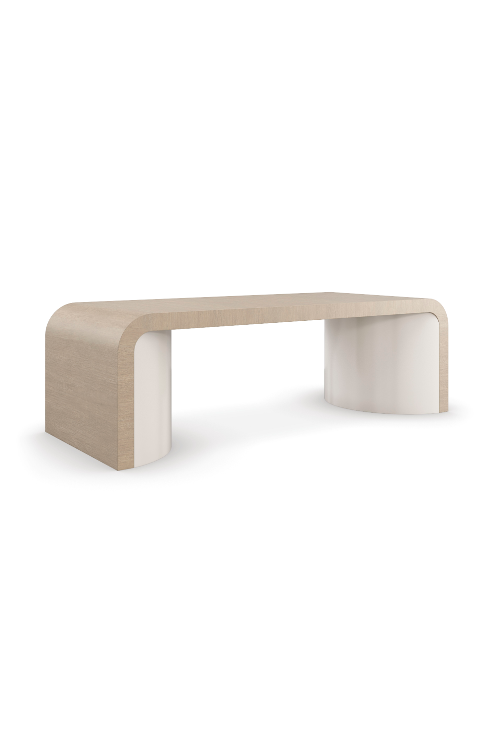 Curved Oak Coffee Table | Caracole Movement | Caracole.eu.com