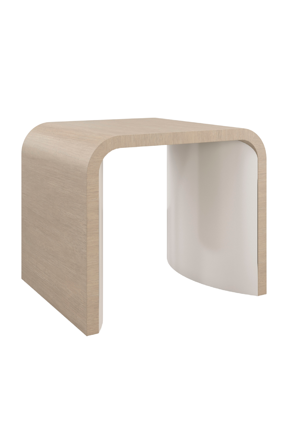 Arched Oak End Table | Caracole Movement | Caracole.eu.com