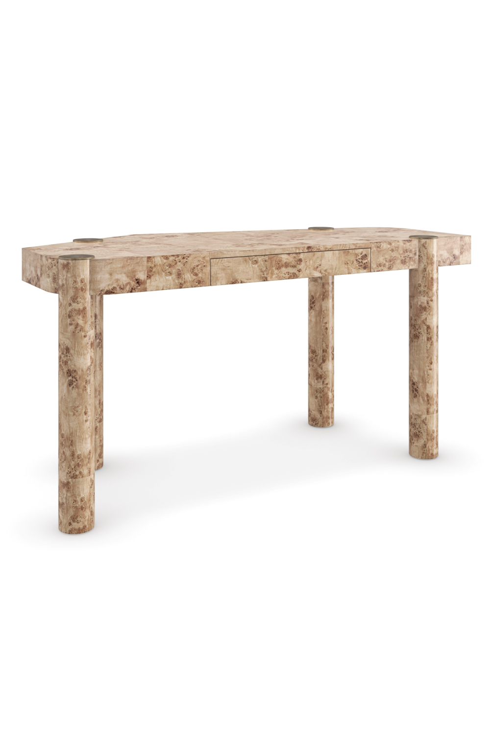 Trapezoidal Wooden Modern Desk | Caracole Rhythm | Caracole.eu.com