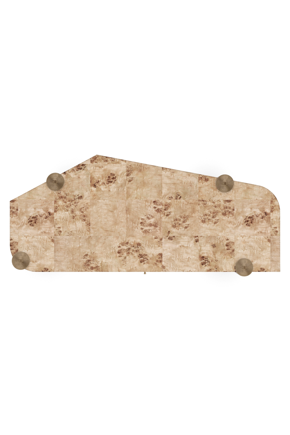 Trapezoidal Wooden Modern Desk | Caracole Rhythm | Caracole.eu.com